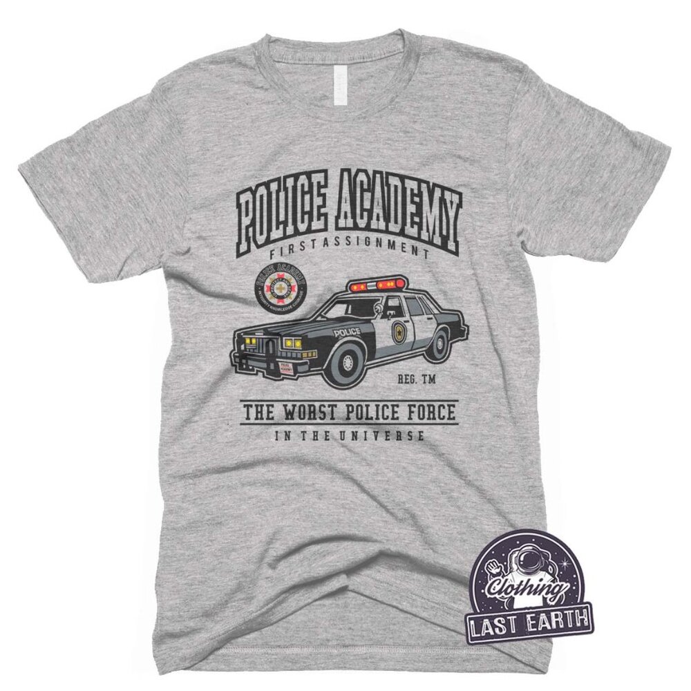 The Worst Police Force T-Shirt Police Academy Shirt Funny 80s Movie Tees